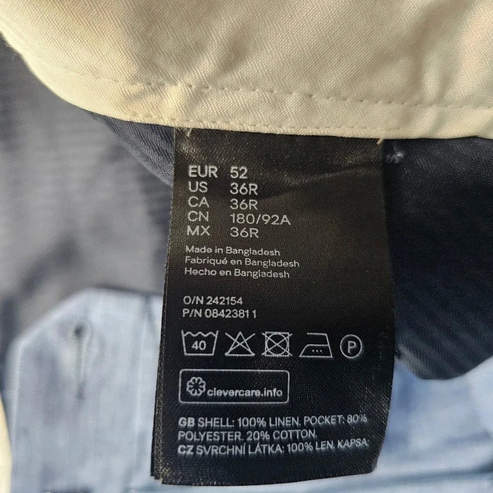 H&M blue 100%